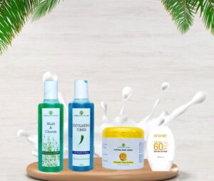 Acne set with salicylic acid